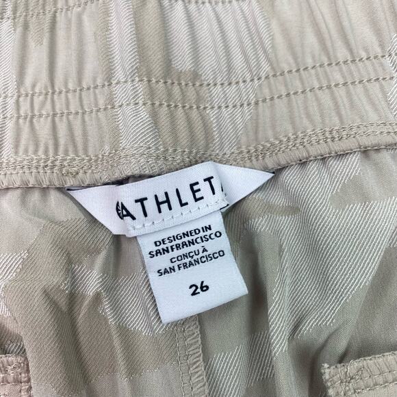 Athleta Women's Brooklyn Camo Jogger Size 26 Tan NWT - Picture 8 of 16